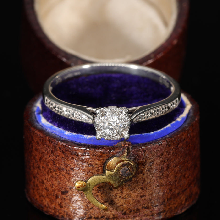 The Vintage Diamond Captivating Cluster Ring