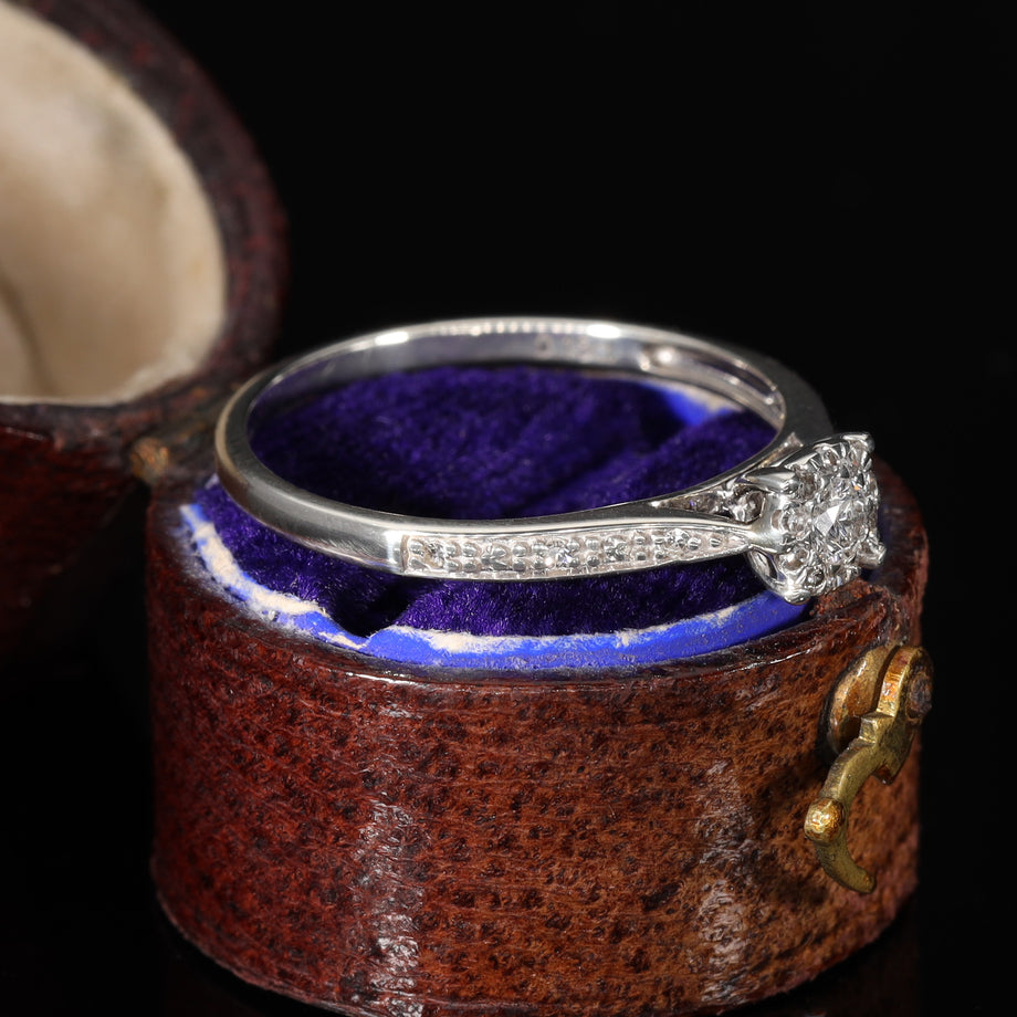 The Vintage Diamond Captivating Cluster Ring