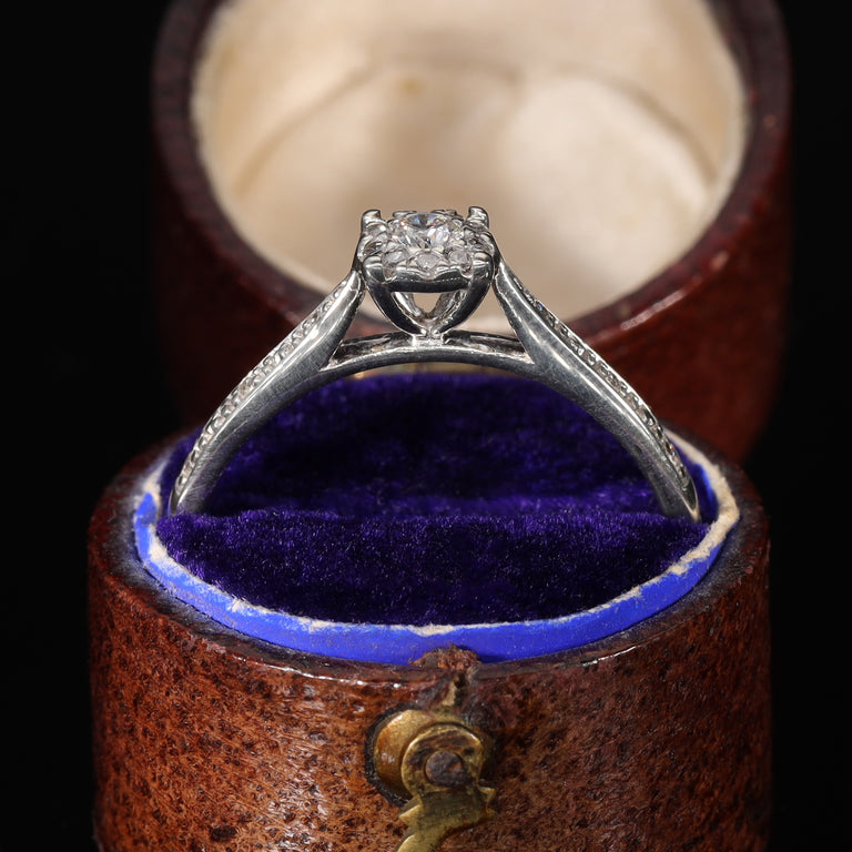 The Vintage Diamond Captivating Cluster Ring