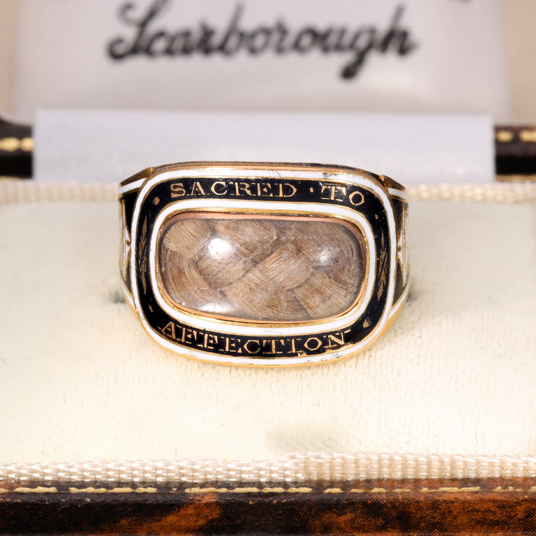 The Antique Georgian 1811 Sacred To Affection Mourning Ring