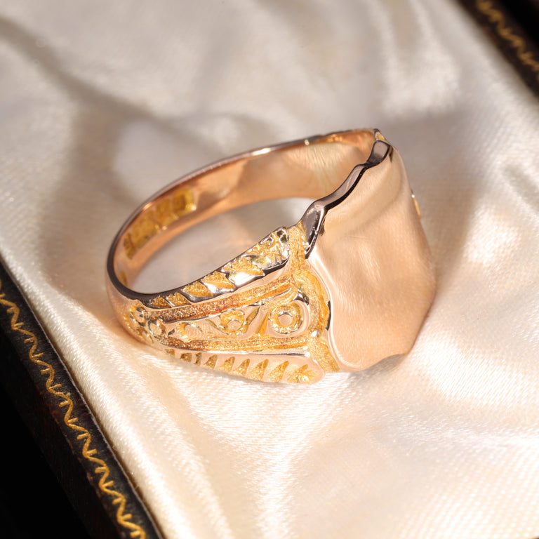 The Antique 1919 Shield Signet Ring