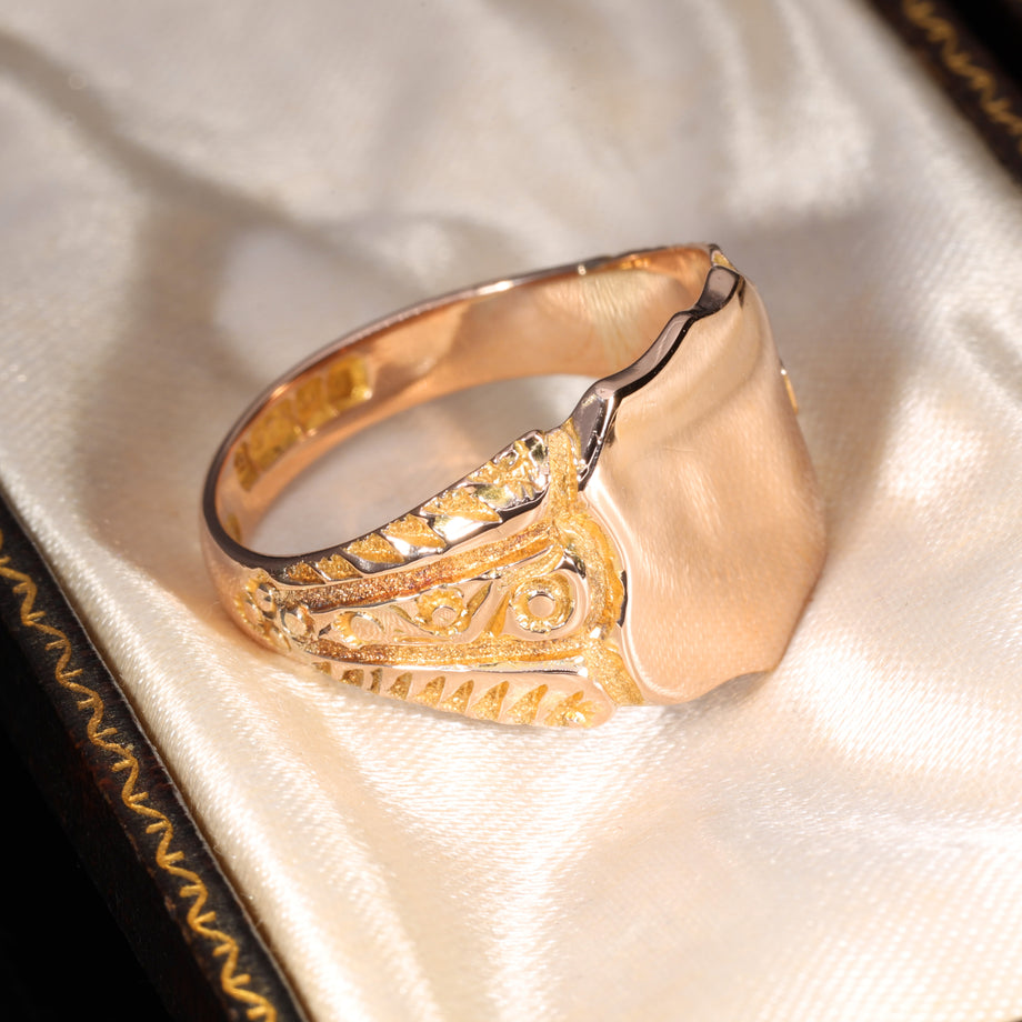 The Antique 1919 Shield Signet Ring