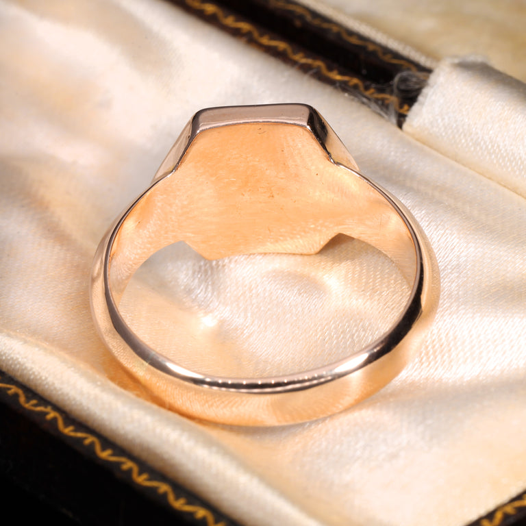 The Vintage 1945 Hexagonal Signet Ring