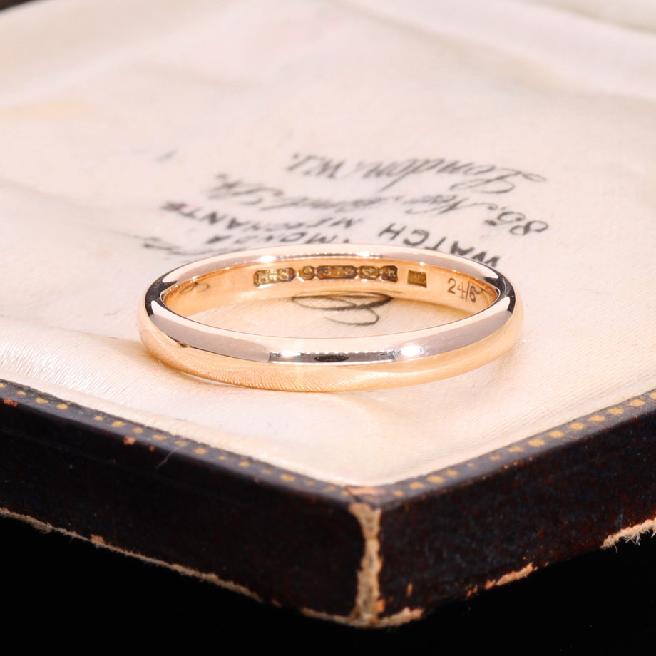 The Vintage 1932 9ct Rose Gold Wedding Ring