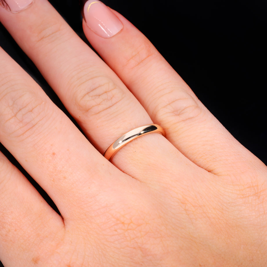 The Vintage 1932 9ct Rose Gold Wedding Ring