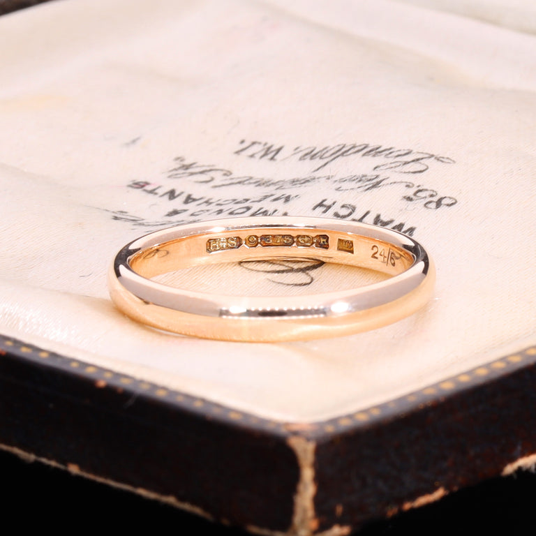 The Vintage 1932 9ct Rose Gold Wedding Ring