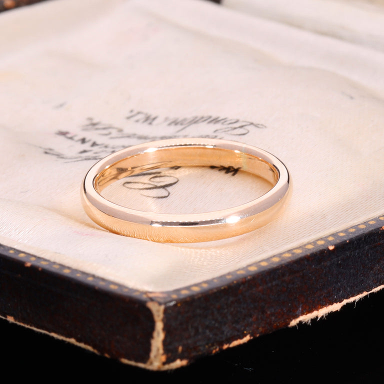 The Vintage 1932 9ct Rose Gold Wedding Ring