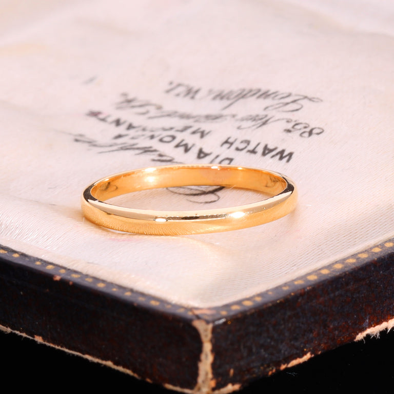 The Vintage 1935 22ct Yellow Gold Wedding Ring