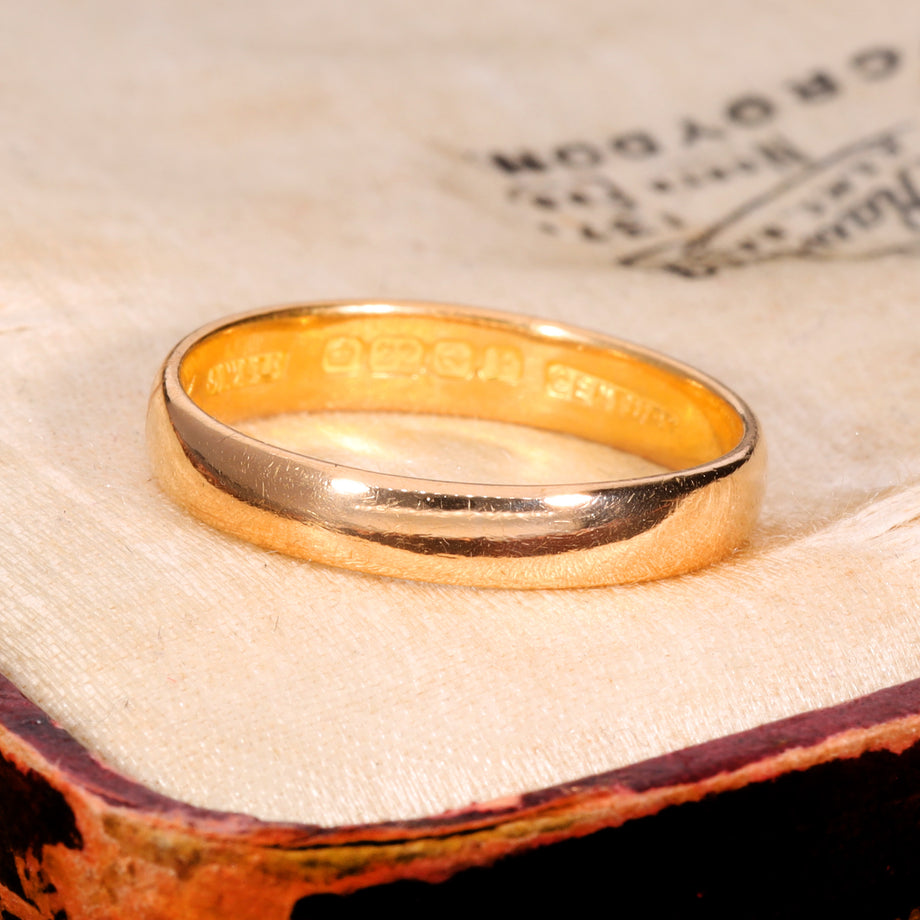 The Vintage 1930 22ct Gold Wedding Ring