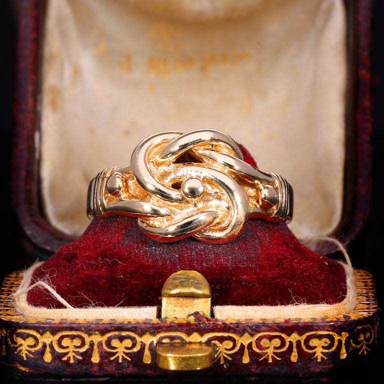 The Vintage 9ct Gold Puzzle Knot Ring