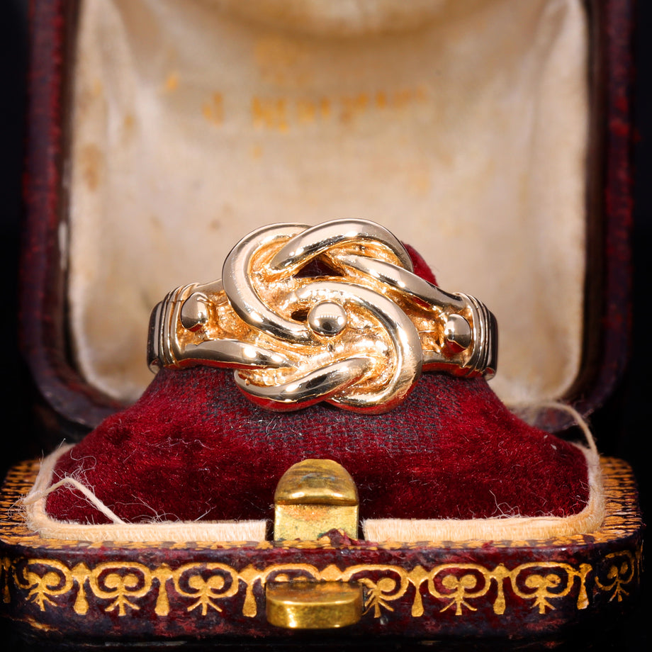 The Vintage 9ct Gold Puzzle Knot Ring