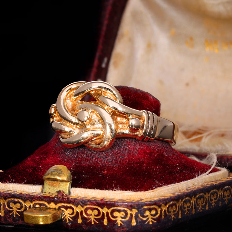 The Vintage 9ct Gold Puzzle Knot Ring