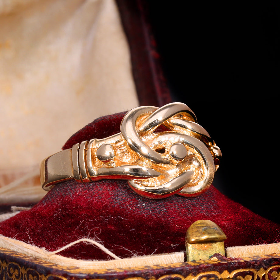 The Vintage 9ct Gold Puzzle Knot Ring