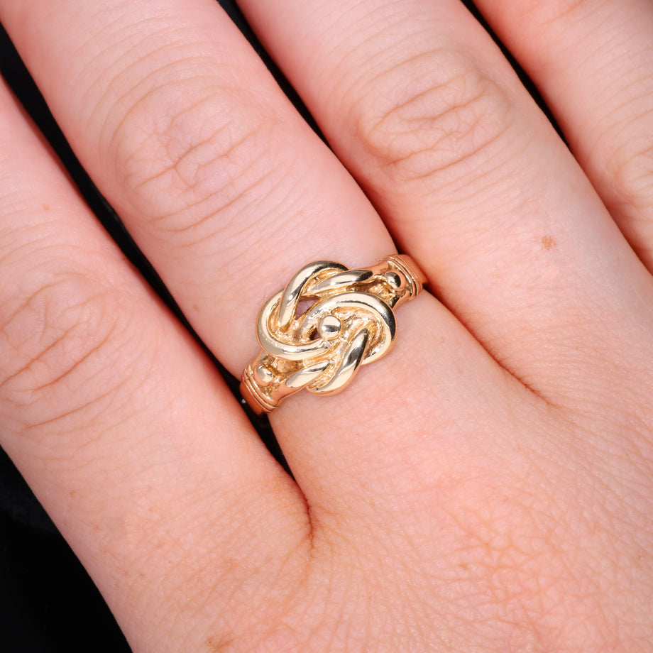 The Vintage 9ct Gold Puzzle Knot Ring