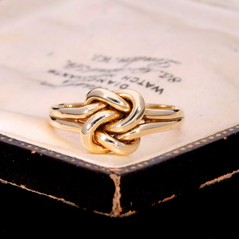 The Vintage 9ct Gold 3.21g Puzzle Ring