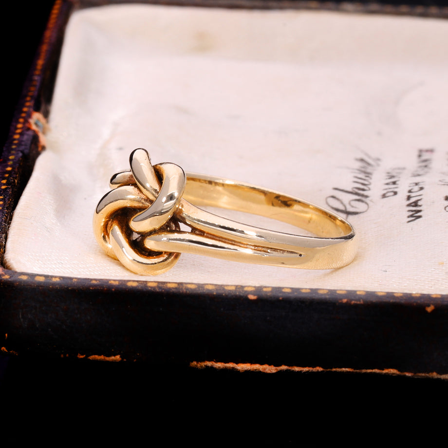 The Vintage 9ct Gold 3.21g Puzzle Ring