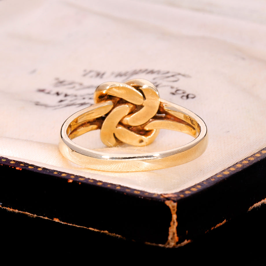 The Vintage 9ct Gold 3.21g Puzzle Ring