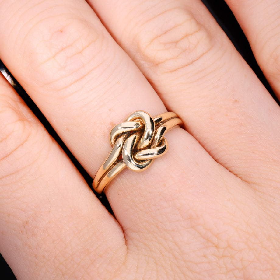 The Vintage 9ct Gold 3.21g Puzzle Ring