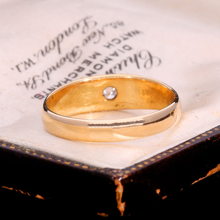 The Vintage 1984 18ct Gold Diamond Celestial Ring