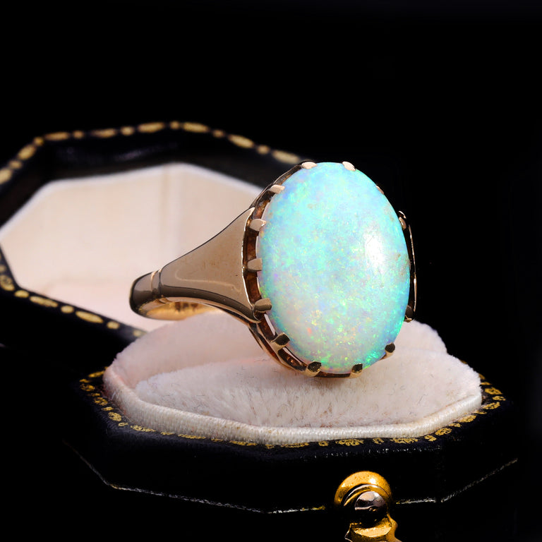 The Vintage 9ct Gold Opal Statement Ring