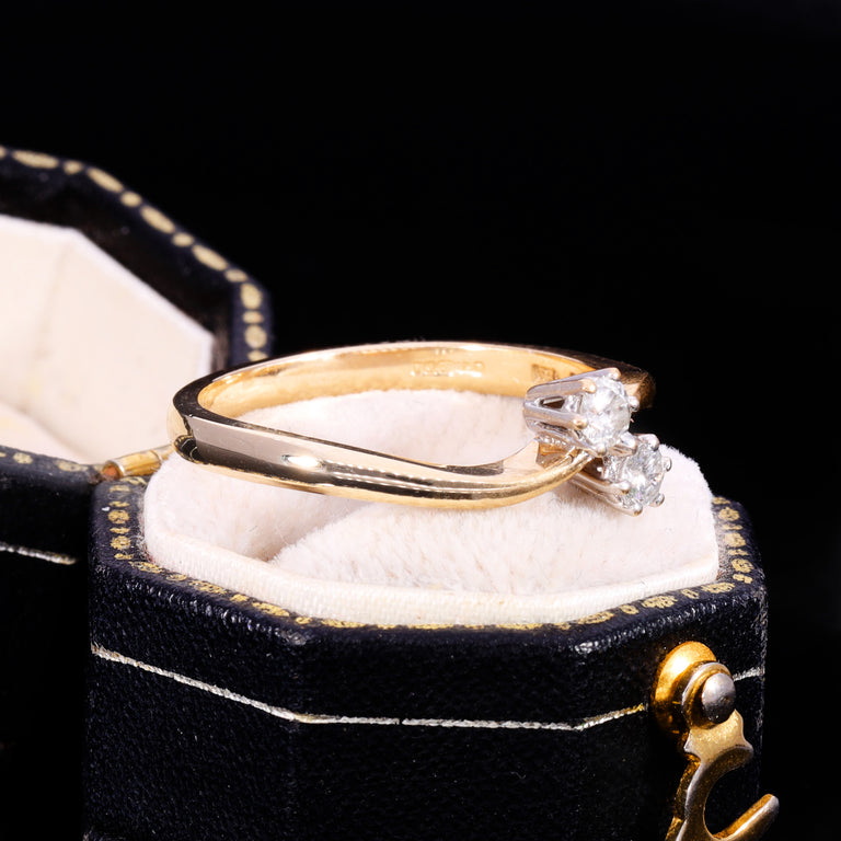 The Vintage Toi Et Moi Brilliant Cut Diamond Ring
