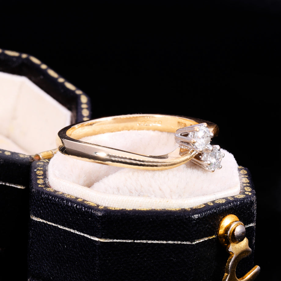 The Vintage Toi Et Moi Brilliant Cut Diamond Ring