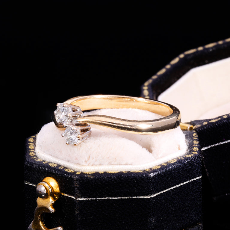 The Vintage Toi Et Moi Brilliant Cut Diamond Ring