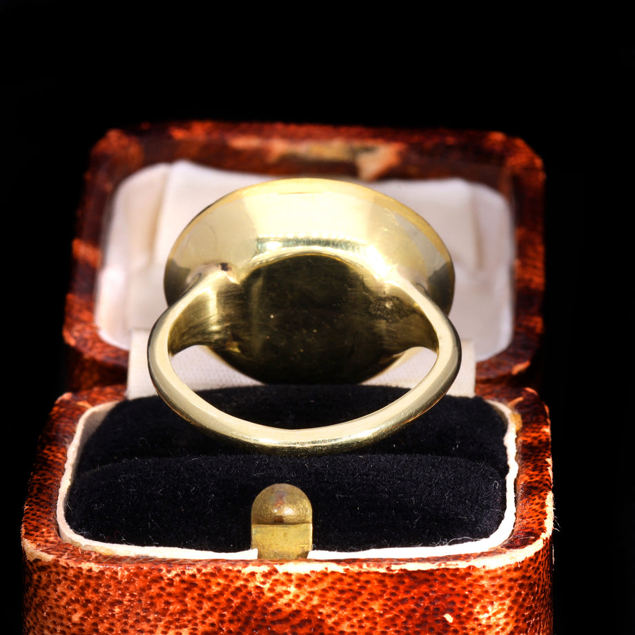 The Ancient Roman 2nd Century Cupid And Phallus Intaglio Ring