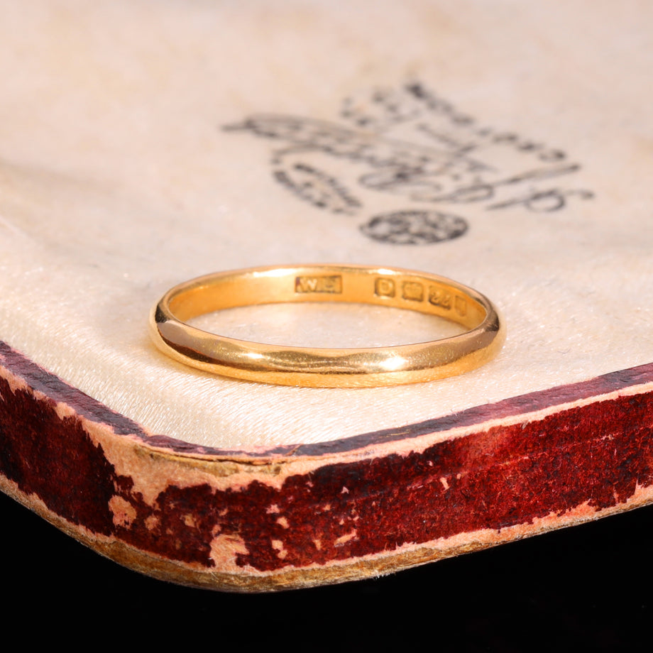 The Vintage 1939 22ct Gold Wedding Ring