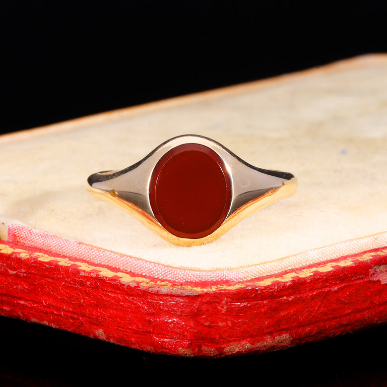 The Vintage 1961 Carnelian Signet Ring