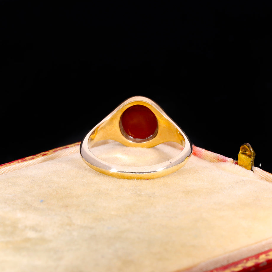 The Vintage 1961 Carnelian Signet Ring