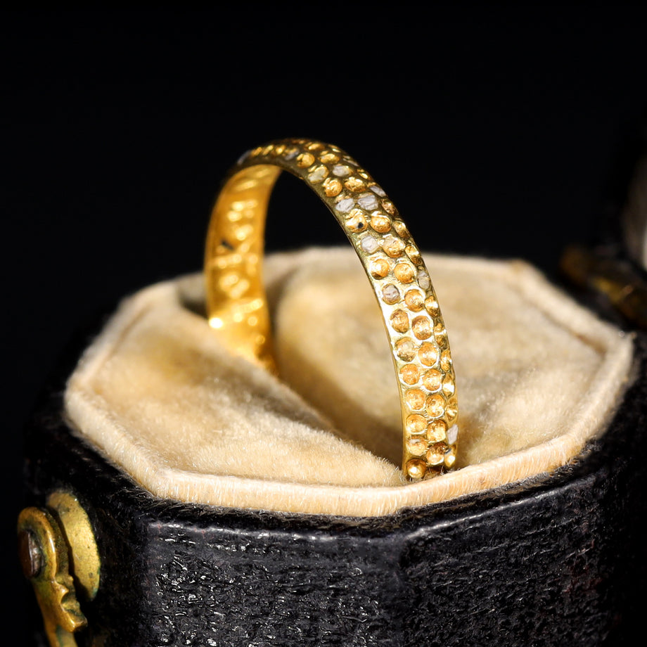 The Antique 18th Century 'By This Token You Are Bespoken' Posy Ring