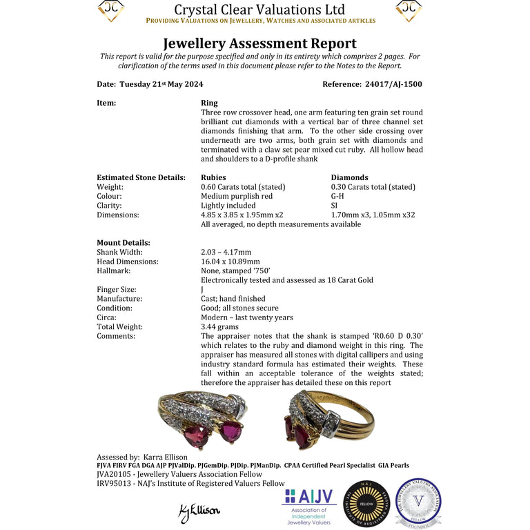 The Vintage Ruby and Diamond Claw Ring - Antique Jewellers