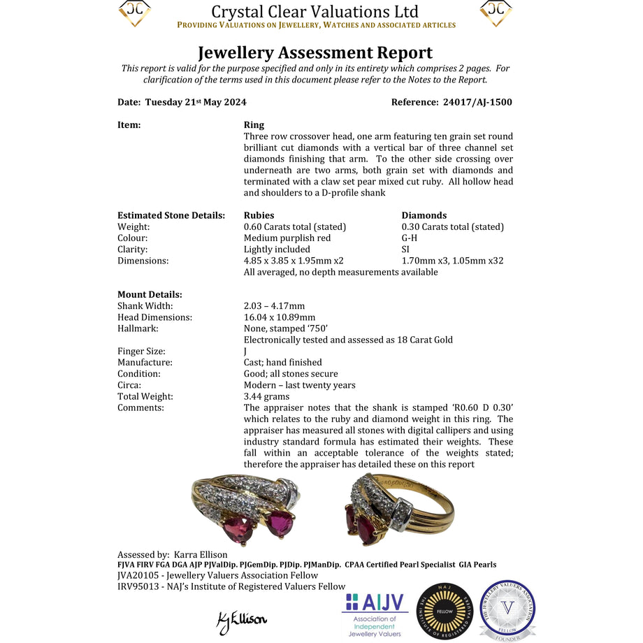 The Vintage Ruby and Diamond Claw Ring - Antique Jewellers