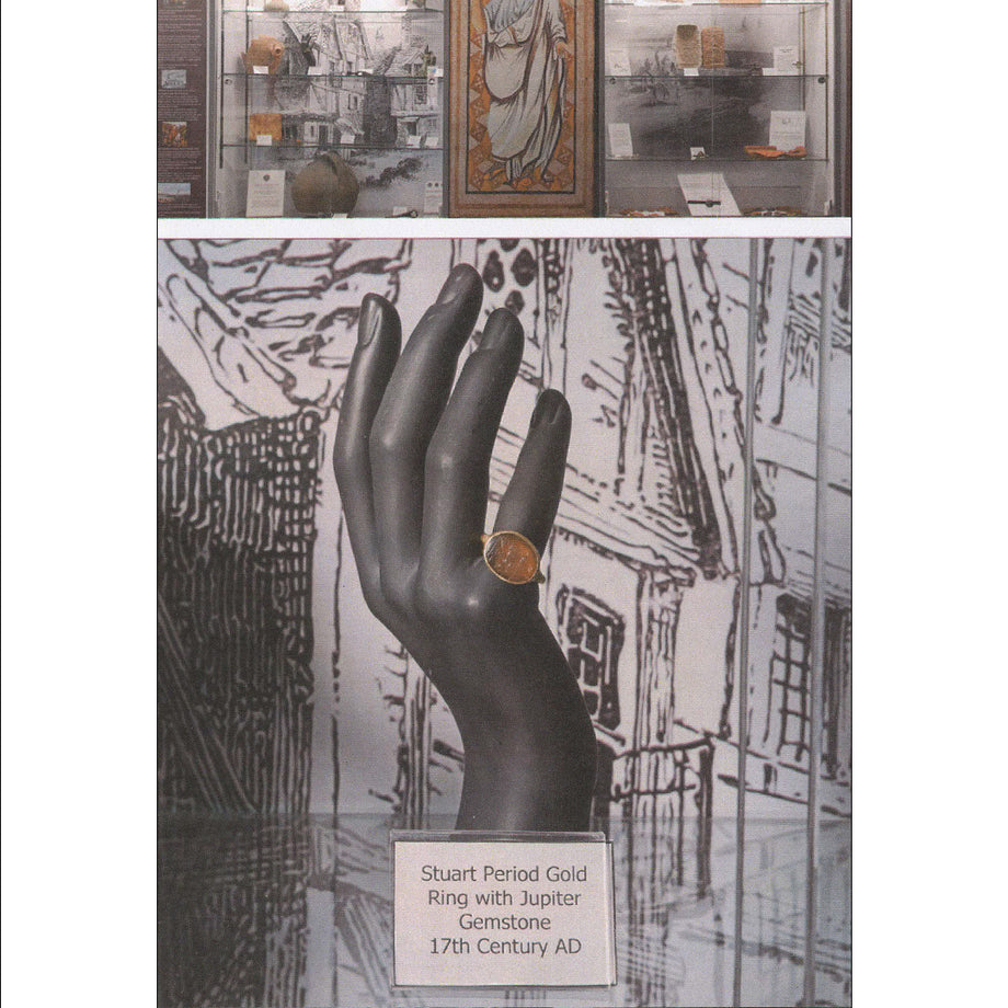 The Ancient 17th Century Stuart Period Jupiter Intaglio Ring