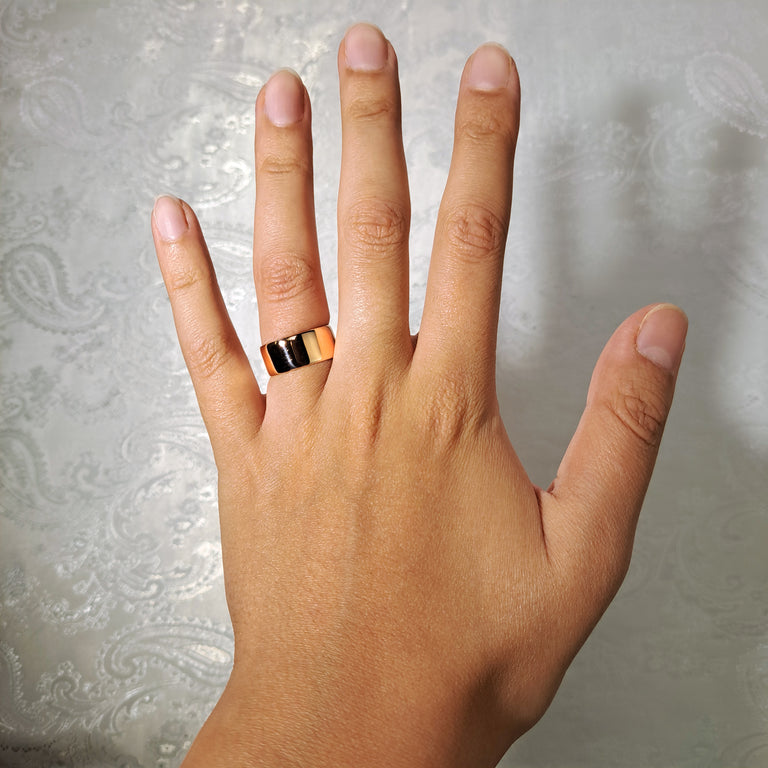 The Antique 1917 9ct Rose Gold Wedding Ring - Antique Jewellers