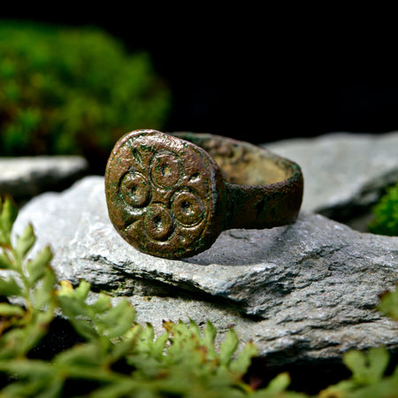 The Ancient Bronze Runic Ring - Antique Jewellers
