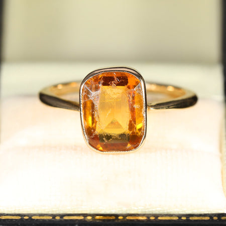 The Vintage Yellow Gemstone Ring