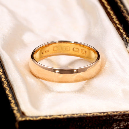 The Vintage 1922 22ct Wedding Ring - Antique Jewellers