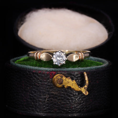 The Vintage 1982 Diamond Solitaire Radiant Ring