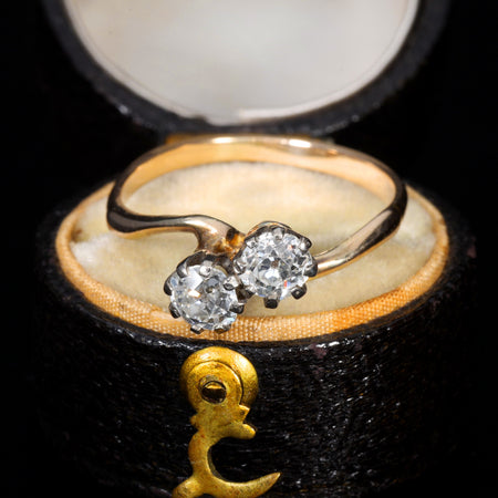 The Antique Toi Et Moi Diamond Elegant Ring