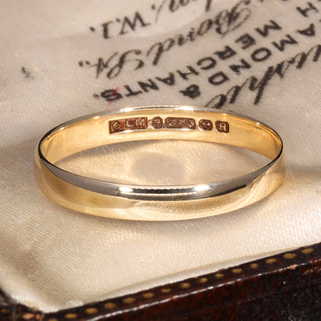The Vintage 1932 18ct Gold Wedding Ring