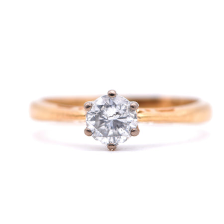 The Exemplar Diamond Engagement Ring - Antique Jewellers