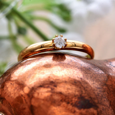 The Antique 1915 Solitaire Diamond Engagement Ring - Antique Jewellers