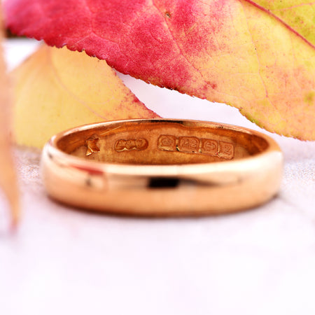 The Vintage 1924 22 Carat Gold Wedding Band - Antique Jewellers