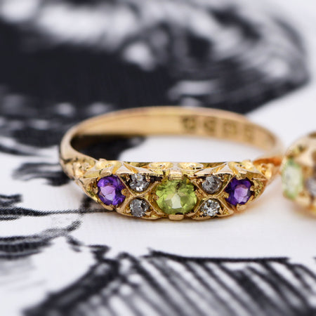 The Antique Edwardian 1908 Original Suffragette Ring - Antique Jewellers