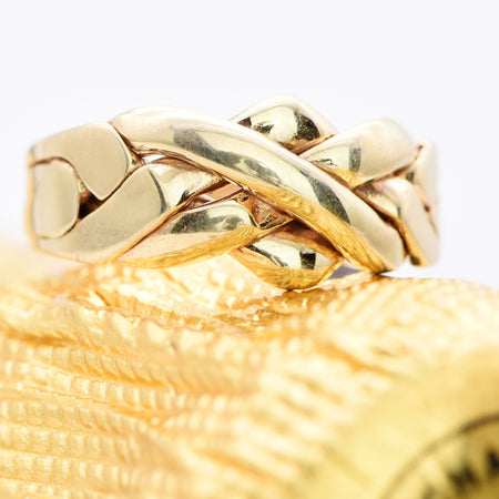 The Sheffield Interwoven Gold Ring - Antique Jewellers