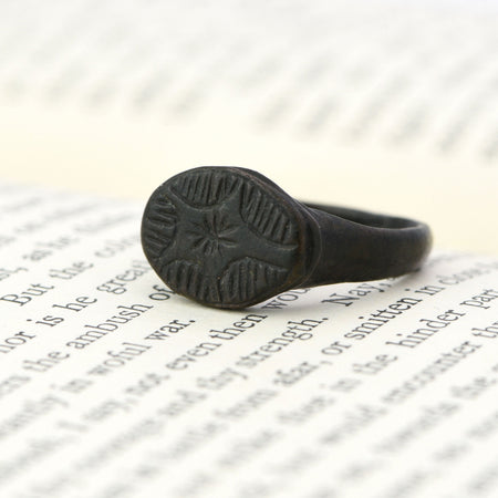 The Crusaders Era Star of God Bronze Ring - Antique Jewellers