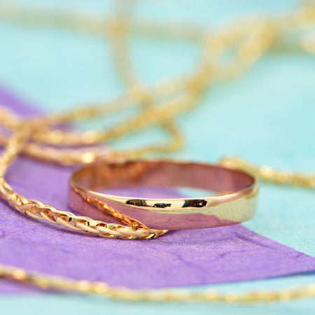 The Antique 1923 22ct Gold Wedding Band - Antique Jewellers