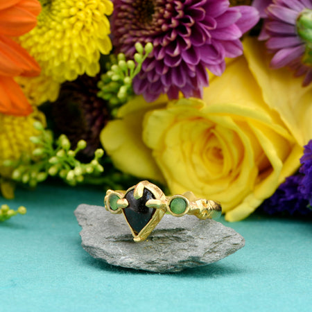The Medieval Lionheart Antique Gold Ring - Antique Jewellers